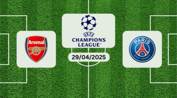 Arsenal vs PSG 0:1 (29/04/2025)
