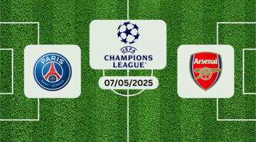 PSG vs Arsenal 2:1 (07/05/2025)