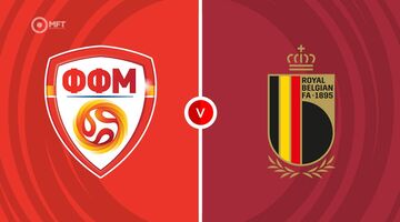 North Macedonia vs Belgium 1:1 (06/06/2025)